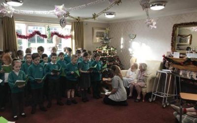 Brown Clee Buddies share the joy at local care home